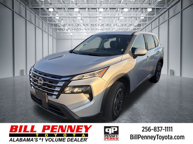 Brilliant Silver Metallic 2025 Nissan Rogue SUV / Crossover All-Wheel Drive Continuously Variable Transmission