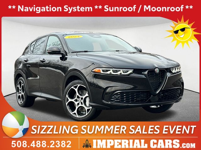 Alfa Black 2024 Alfa Romeo Tonale Sprint eAWD SUV / Crossover All-Wheel Drive 6-Speed Automatic