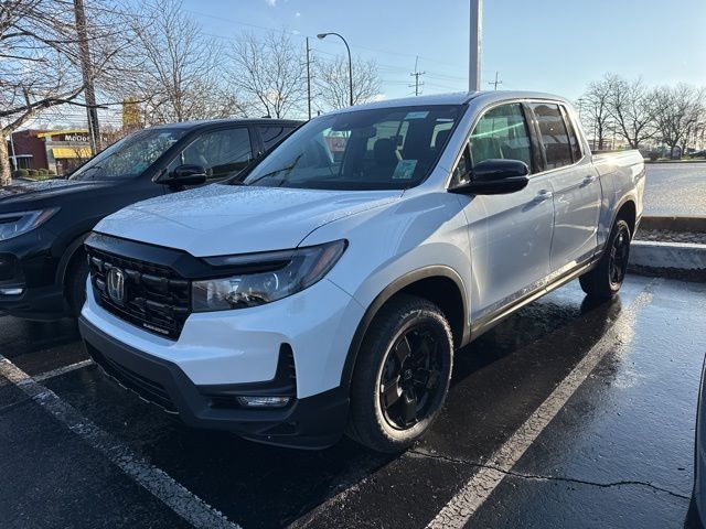 Platinum White Pearl 2026 Honda Ridgeline Black Edition AWD Pickup Truck All-Wheel Drive 9-Speed Automatic