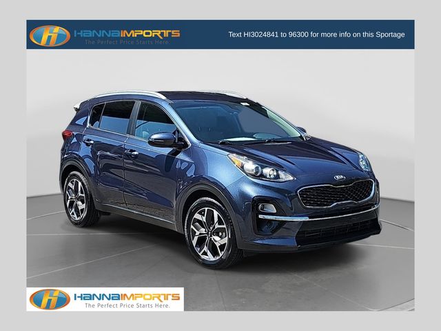 Pacific Blue 2021 Kia Sportage SUV / Crossover Front-Wheel Drive 6-Speed Automatic Overdrive