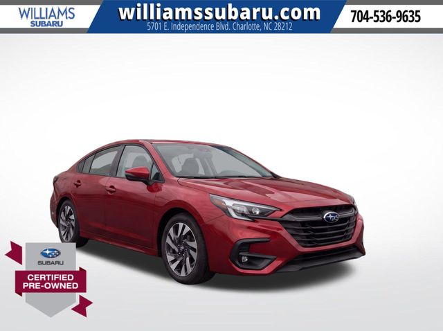 Crimson Red Pearl 2024 Subaru Legacy Sedan All-Wheel Drive 8-Speed CVT