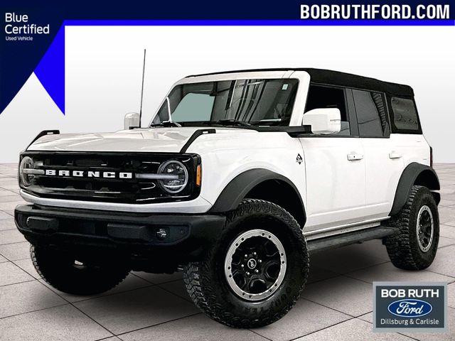2023 Ford Bronco Outer Banks White at Bob Ruth Ford