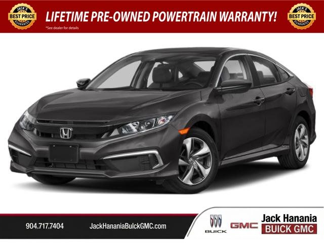 Rallye Red 2019 Honda Civic LX FWD Sedan Front-Wheel Drive Continuously Variable Transmission