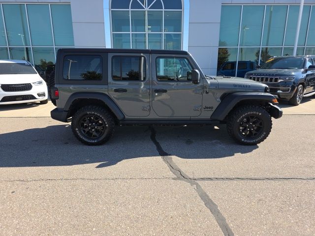 2021 Jeep Wrangler Unlimited Willys - Sting-Gray Clearcoat exterior view 4