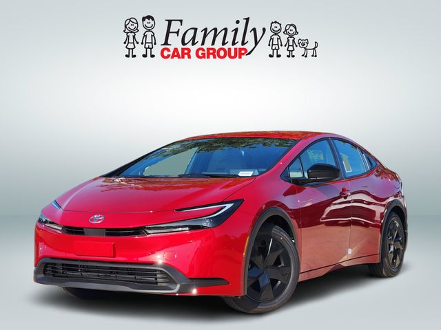 Red 2026 Toyota Prius Hatchback Front-Wheel Drive Continuously Variable Transmission