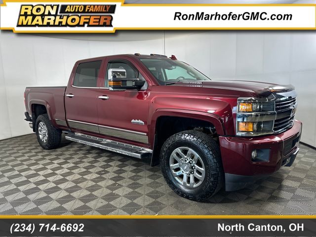 Butte Red Metallic 2016 Chevrolet Silverado 3500HD High Country Crew Cab 4WD Pickup Truck Four-Wheel Drive 6-Speed Automatic