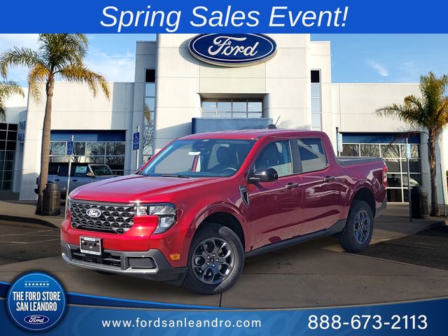 Ruby Red 2026 Ford Maverick XLT SuperCrew FWD Pickup Truck Front-Wheel Drive Continuously Variable Transmission