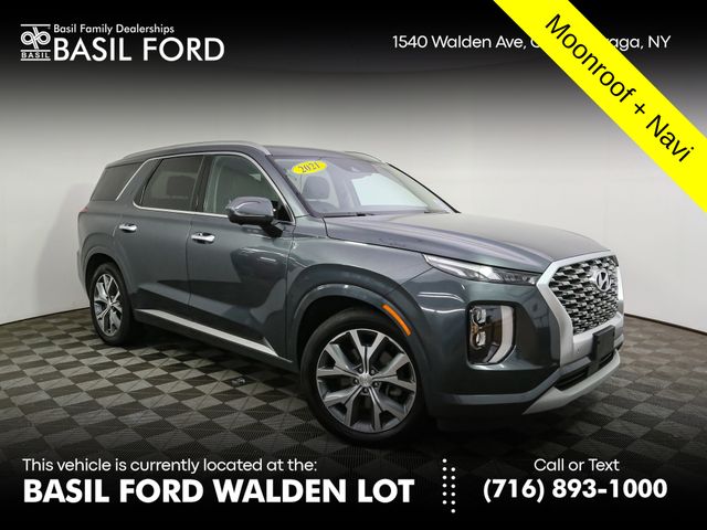 Gray (Steel Graphite) 2021 Hyundai Palisade SUV / Crossover All-Wheel Drive 8-Speed Automatic