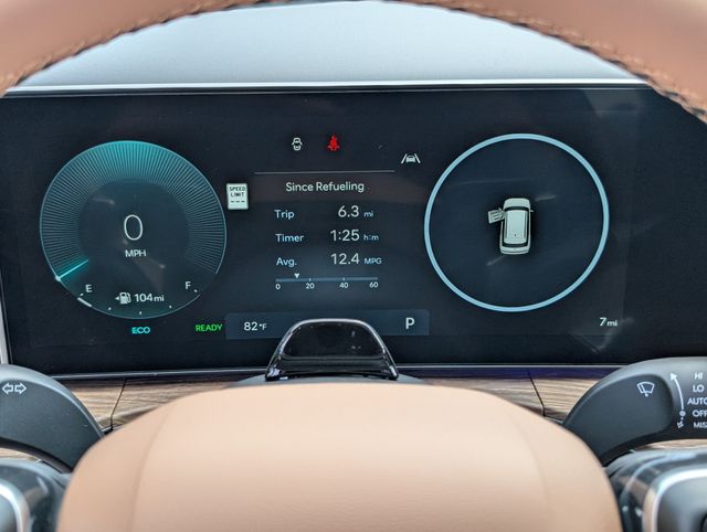 2027 Hyundai Santa Fe Hybrid Calligraphy White at Baytown Hyundai