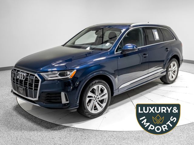Blue Metallic 2023 Audi Q7 SUV / Crossover All-Wheel Drive 8-Speed Automatic