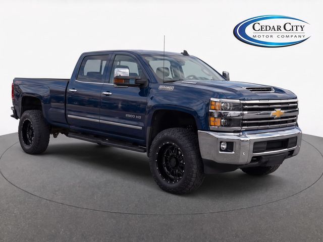 Deep Ocean Blue Metallic 2017 Chevrolet Silverado 2500HD Pickup Truck Four-Wheel Drive 6-Speed Automatic