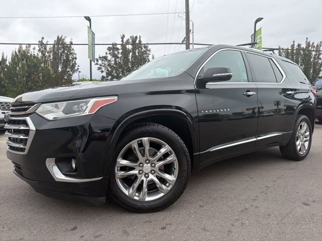Mosaic Black Metallic 2018 Chevrolet Traverse SUV / Crossover Four-Wheel Drive 9-Speed Automatic