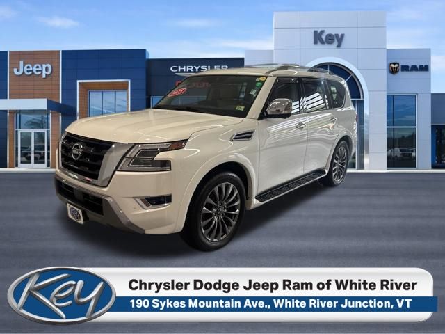 Aspen White Tricoat 2023 Nissan Armada SUV / Crossover Four-Wheel Drive 7-Speed Automatic