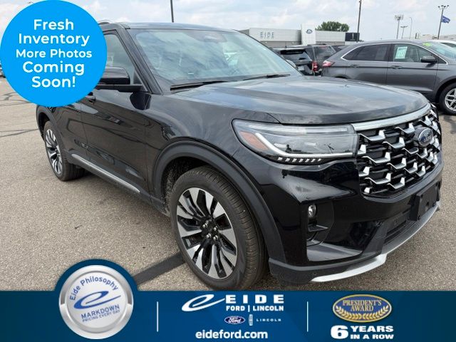 Agate Black Metallic 2026 Ford Explorer SUV / Crossover All-Wheel Drive Automatic