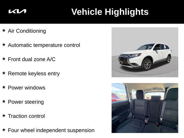 Used 2016 Mitsubishi Outlander SUV