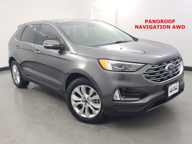 Gray (Magnetic Metallic) 2019 Ford Edge Titanium AWD SUV / Crossover All-Wheel Drive 8-Speed Automatic