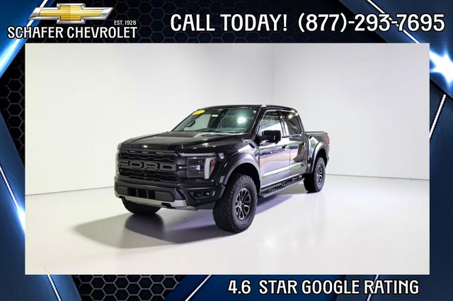 Black Metallic 2024 Ford F-150 Pickup Truck Four-Wheel Drive Automatic