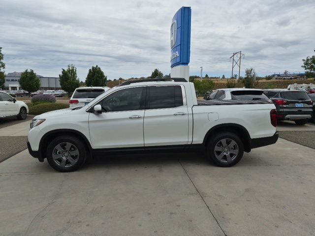 Platinum White Pearl 2020 Honda Ridgeline Pickup Truck All-Wheel Drive 9-Speed Automatic