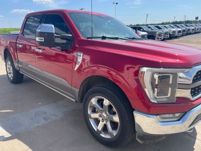 Rapid Red Metallic Tinted Clearcoat 2021 Ford F-150 Pickup Truck Four-Wheel Drive Automatic