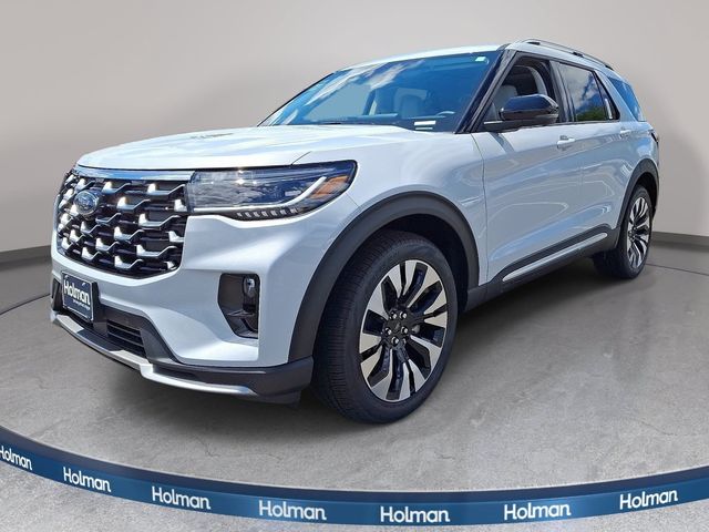 Space White Metallic 2026 Ford Explorer SUV / Crossover All-Wheel Drive Automatic