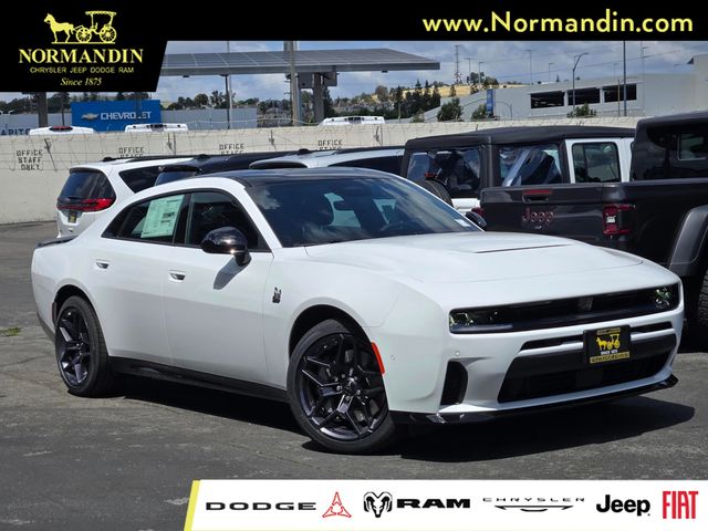 Bright White Clearcoat 2026 Dodge Charger Sedan All-Wheel Drive 8-Speed Automatic