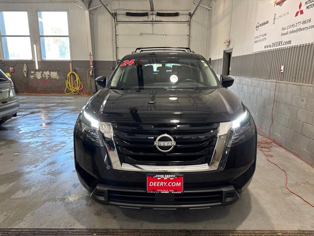 Super Black 2024 Nissan Pathfinder SUV / Crossover All-Wheel Drive 9-Speed Automatic