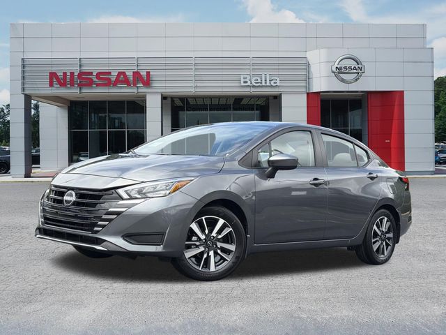Gray (Gun Metallic) 2025 Nissan Versa SV FWD Sedan Front-Wheel Drive Continuously Variable Transmission