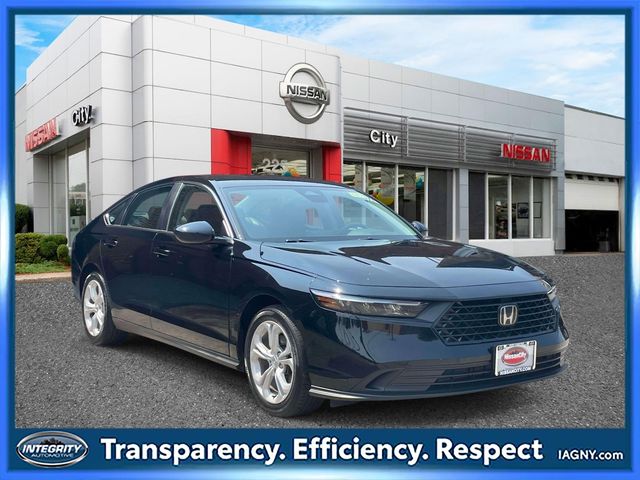 Black 2024 Honda Accord Sedan Front-Wheel Drive Continuously Variable Transmission