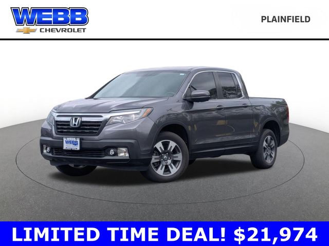 Gray 2019 Honda Ridgeline RTL AWD Pickup Truck All-Wheel Drive 6-Speed Automatic