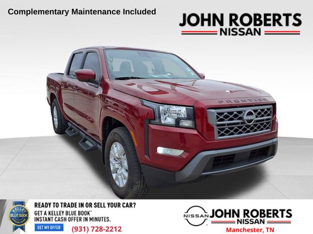 Cardinal Red Metallic Tricoat 2024 Nissan Frontier SV Crew Cab RWD Pickup Truck 4X2 9-Speed Automatic Overdrive