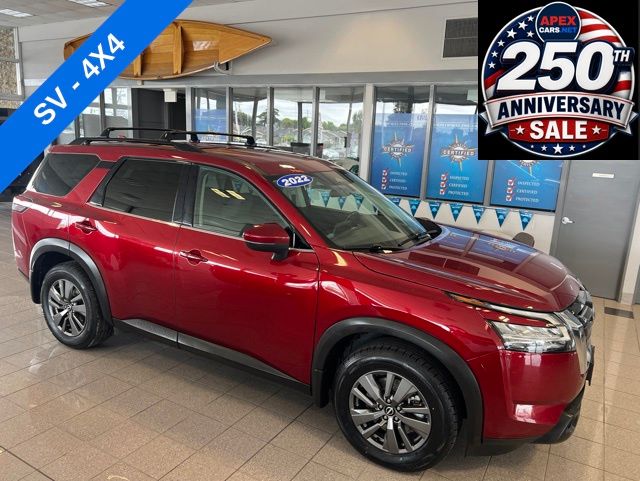Red (Scarlet Ember Tintcoat) 2022 Nissan Pathfinder SUV / Crossover All-Wheel Drive 9-Speed Automatic