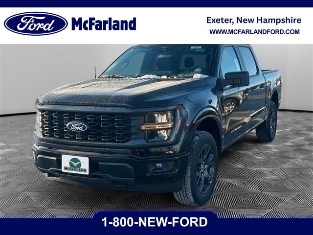 Agate Black Metallic 2026 Ford F-150 STX 4dr SuperCrew 4WD Pickup Truck Four-Wheel Drive Automatic