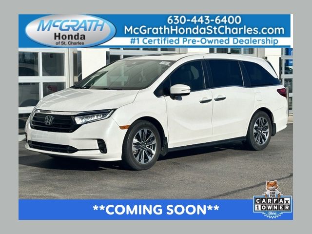 Platinum White Pearl 2023 Honda Odyssey Minivan Front-Wheel Drive Automatic