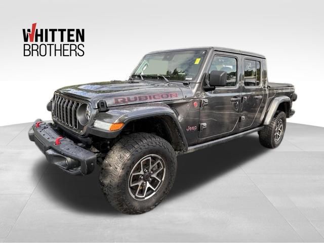 Gray (Granite Crystal Metallic Clearcoat) 2025 Jeep Gladiator Pickup Truck Four-Wheel Drive 8-Speed Automatic