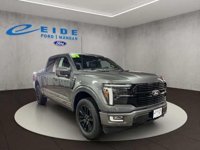 Gray Metallic 2024 Ford F-150 Pickup Truck Four-Wheel Drive Automatic