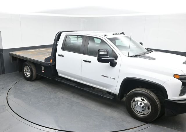 Summit White 2021 Chevrolet Silverado 3500HD Work Truck Crew Cab LB 4WD Pickup Truck Four-Wheel Drive 6-Speed Automatic