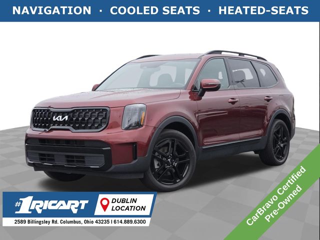 Dawning Red 2024 Kia Telluride EX X-Line AWD SUV / Crossover All-Wheel Drive 8-Speed Automatic