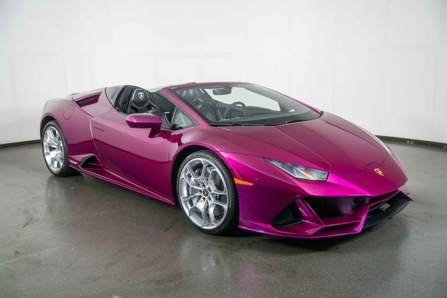 Viola Bast Metallic 2024 Lamborghini Huracan Convertible All-Wheel Drive 7-Speed Manual