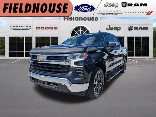 Dark Ash Metallic 2022 Chevrolet Silverado 1500 Pickup Truck Four-Wheel Drive Automatic