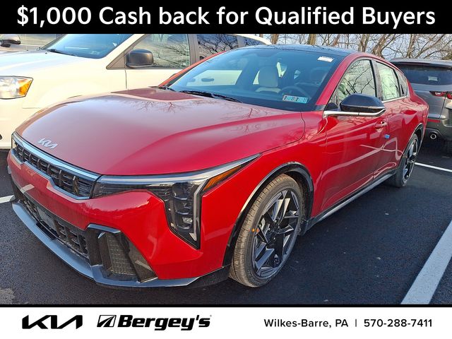 Currant Red 2026 Kia K4 GT-Line FWD Sedan Front-Wheel Drive Continuously Variable Transmission