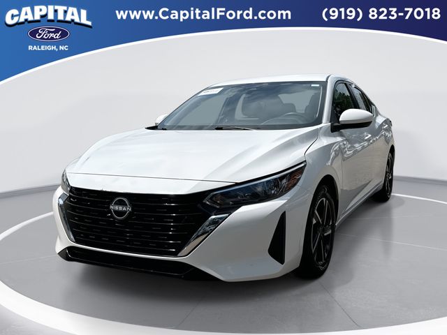 White (Fresh Powder) 2024 Nissan Sentra Sedan Front-Wheel Drive Continuously Variable Transmission