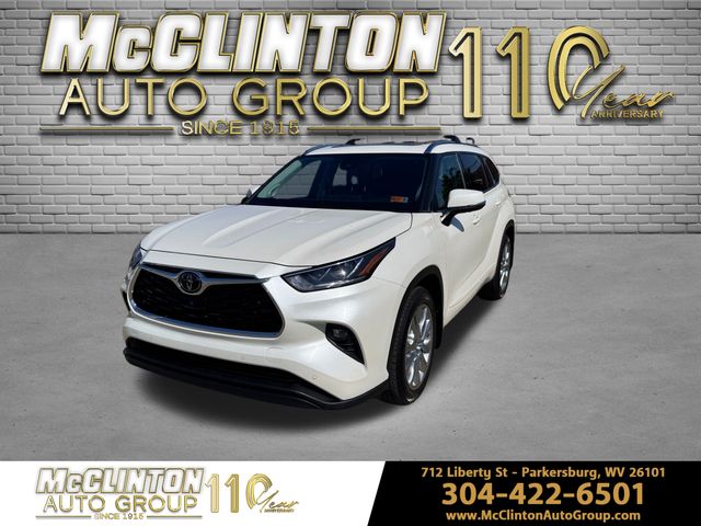2020 White Toyota Highlander Limited AWD SUV