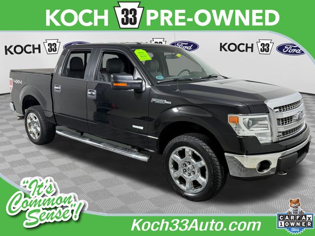 Tuxedo Black Metallic 2014 Ford F-150 XLT SuperCrew 4WD Pickup Truck Four-Wheel Drive 6-Speed Automatic