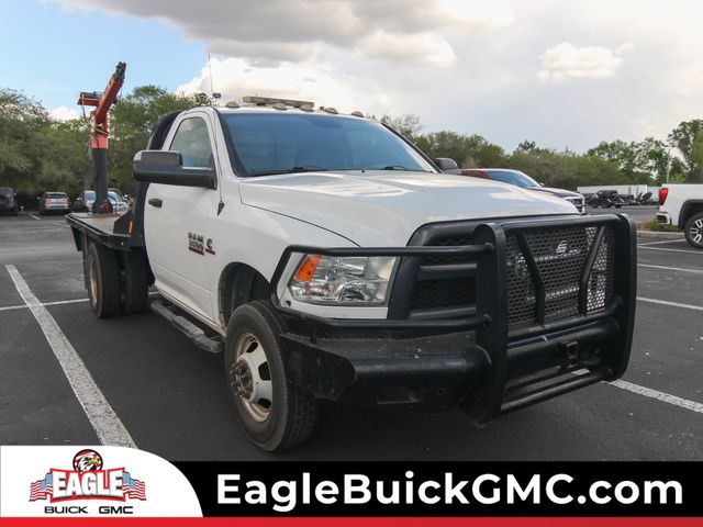Bright White Clearcoat 2018 RAM 3500 Chassis Tradesman 4WD Pickup Truck Four-Wheel Drive 6-Speed Automatic