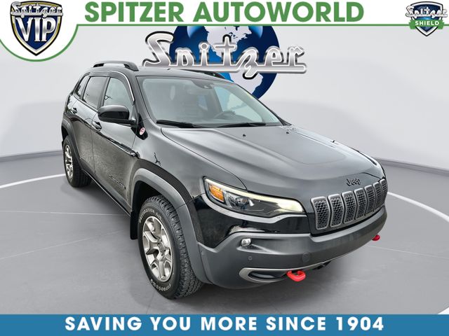 Diamond Black Crystal Pearlcoat 2023 Jeep Cherokee SUV / Crossover Four-Wheel Drive 9-Speed Automatic