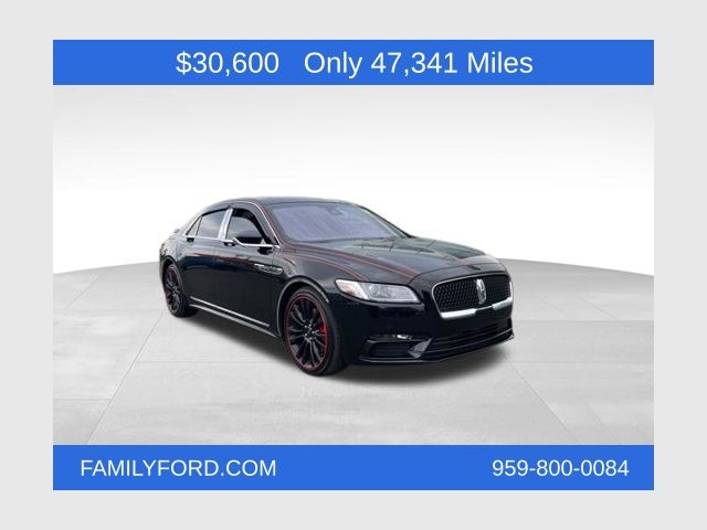 Black 2020 Lincoln Continental Reserve AWD Sedan All-Wheel Drive 6-Speed Automatic