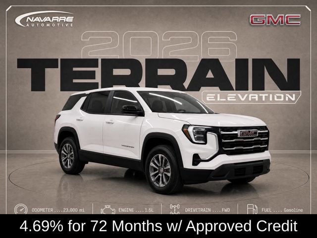 Summit White 2026 GMC Terrain SUV / Crossover Front-Wheel Drive Continuously Variable Transmission