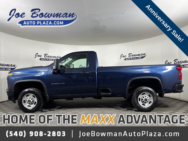 Northsky Blue Metallic 2020 Chevrolet Silverado 2500HD Work Truck Regular Cab LB RWD Pickup Truck 4X2 6-Speed Automatic