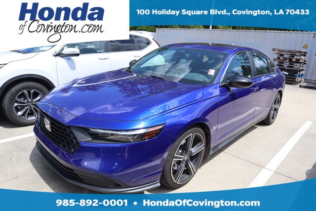 Pearl 2023 Honda Accord Hybrid Sport FWD Sedan Front-Wheel Drive Continuously Variable Transmission