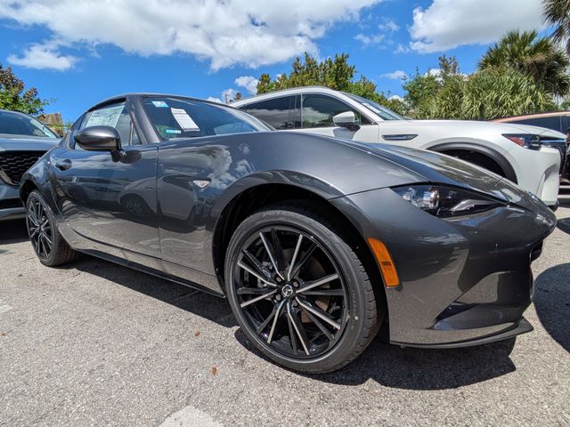 New Machine Gray Metallic 2026 Mazda MX-5 Miata RF Grand Touring